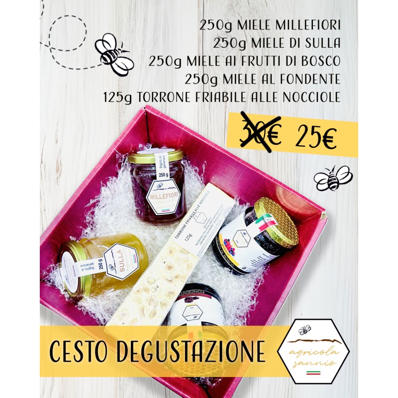 Cesto degustazione Miele da 25€
